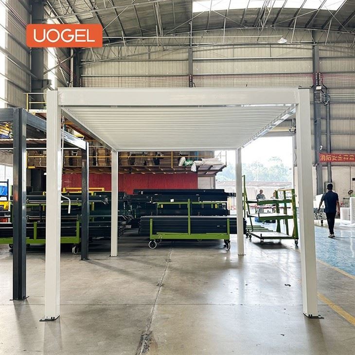 25.10.21-Aluminum Pergola Kit with Adjustable Roof-2