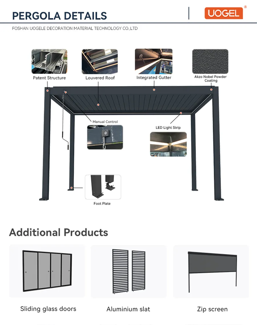 UOGEL PERGOLA-M4-a1 UOGEL PERGOLA-M4-a1