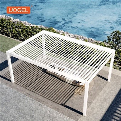 Subĉiela Pergolo Metala Tegmento