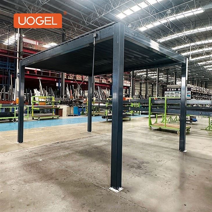 26.2.28-Waterproof louvered pergola kit-3